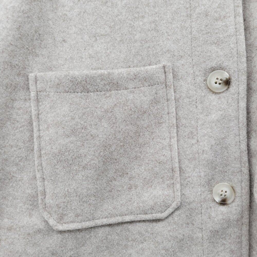 Hem & Thread Button Down Shacket - Picture 2 of 8